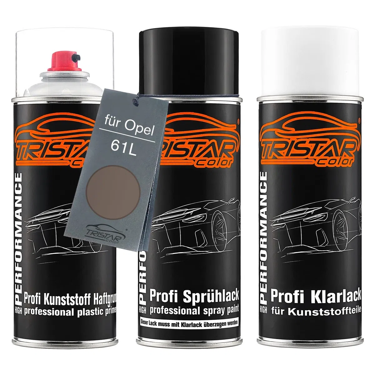 TRISTARcolor Zestaw w sprayu do plastiku do Opel 61L Bronzebraun Metallic