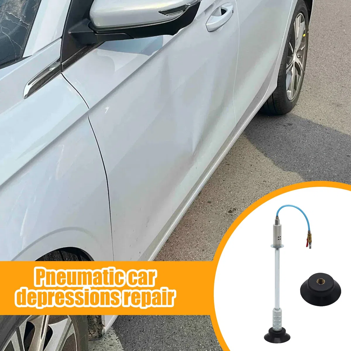 Pneumatyczny Wyciągacz Wgnieceń Samochodowych Ergonomiczny, Ochronny