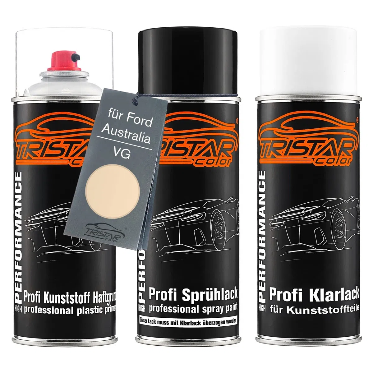 TRISTARcolor Zestaw w sprayu do plastiku do Ford Australia VG Light Beige