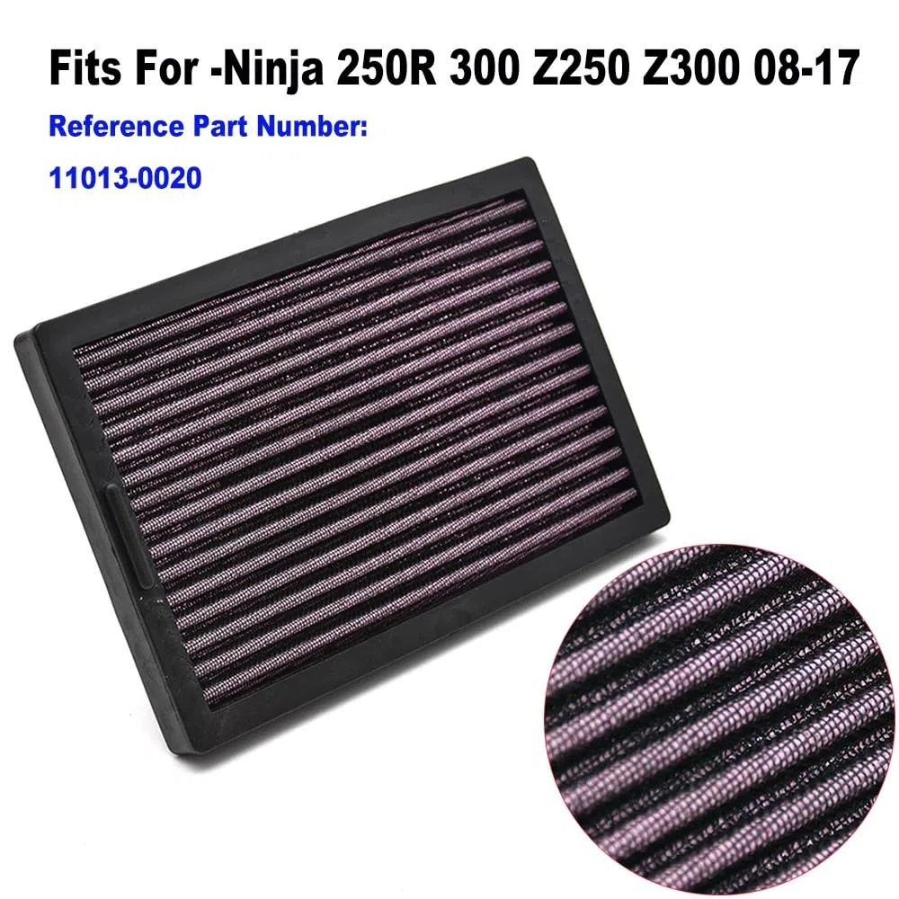 filtr powietrza do motocykla Element filtra powietrza filtr powietrza pasuje do Kawasaki 250R 300 Z250 Z300 ERX 250/300 2008-2017 Ref.OE 11013-0020