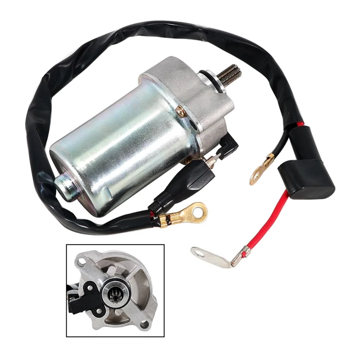 Motorcycle Start Motor Starter For Yamaha YFM90R RAPTOR 90 OEM: 43D-H1800-00 99999-04128 Motorbike Accessories